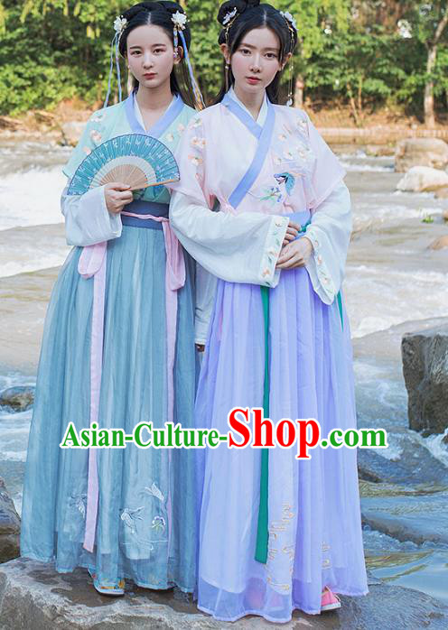 Traditional Chinese Ancient Costume China Ancient Tang Dynasty Hanfu Princess Dress Clothing