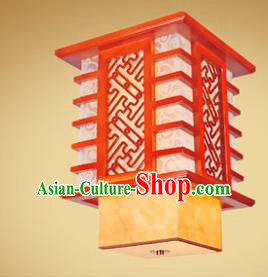 Traditional Chinese Handmade Palace Lantern New Year Wood Hanging Lanterns Ancient Lamp