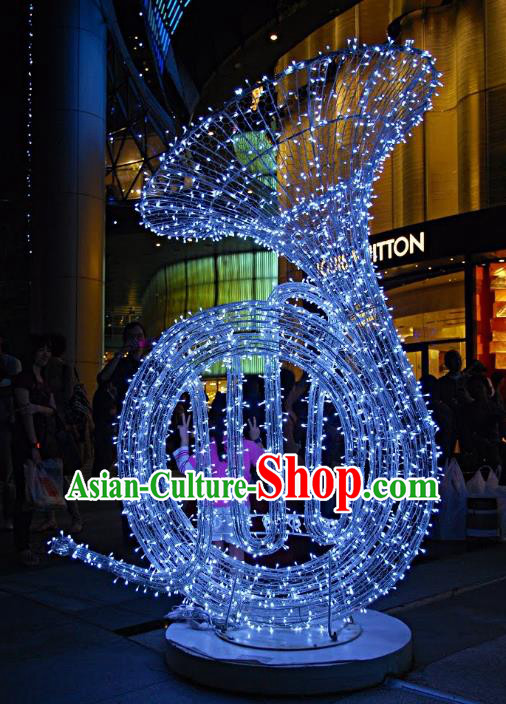 Handmade Christmas Lamplight Decorations LED Lamp Lantern Tuba Lights
