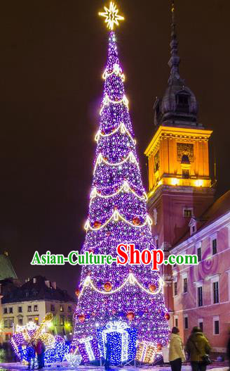 Handmade Shiny Christmas Tree Lamplight Decorations LED Lamp Lanterns Bulb Lights