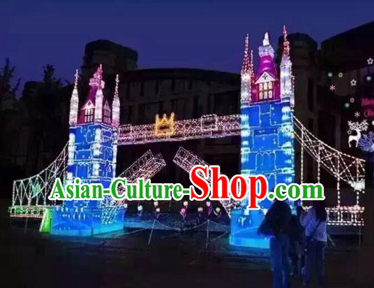 Traditional London Bridge Light Show Decorations Lamps Stage Display Lamplight LED Lanterns