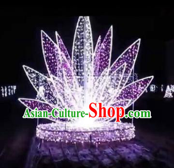 Traditional Christmas LED Light Show Lamplight Decorations Stage Display Lanterns