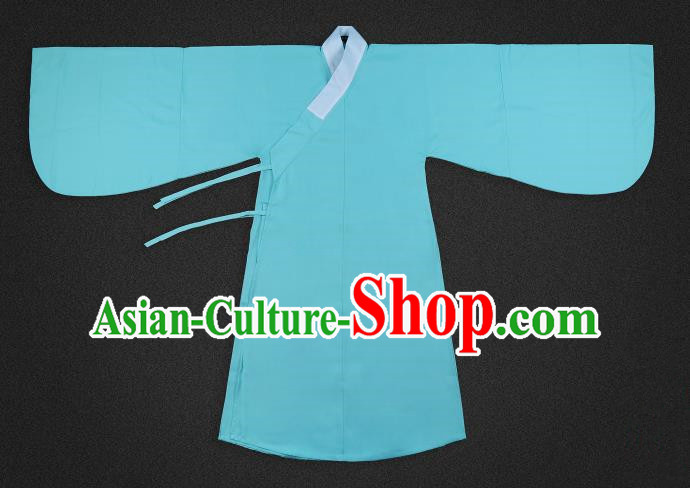Chinese Ancient Scholar Green Robe Ming Dynasty Swordsman Costumes for Men