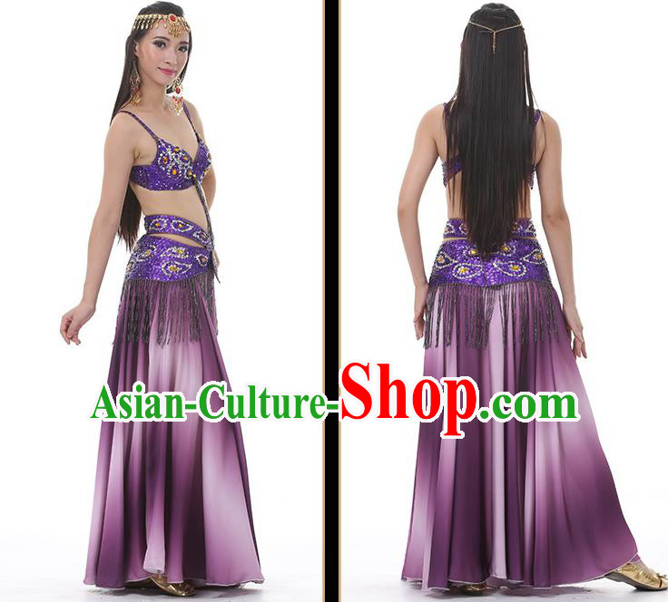 Traditional Asian Indian Belly Dance Costume Stage Performance India National Dance Dress Accessories Belts for Women