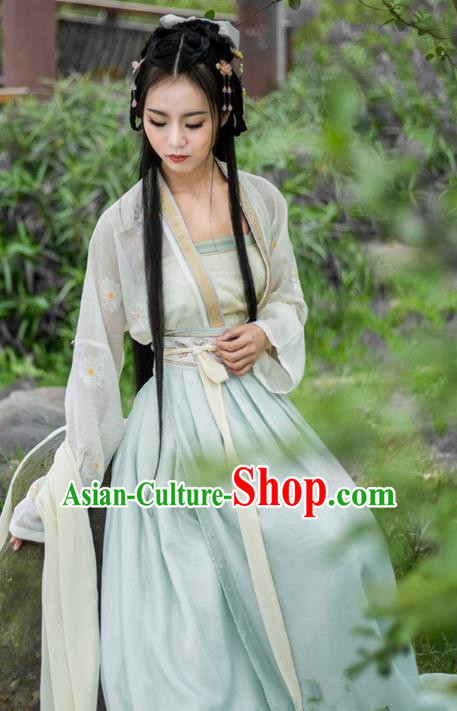 Traditional Chinese Tang Dynasty Palace Lady Costumes Ancient Princess Dress Clothing for Women