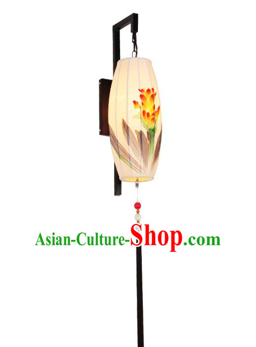 Handmade Traditional Chinese Lantern Wall Lamp Printing Palace Lantern