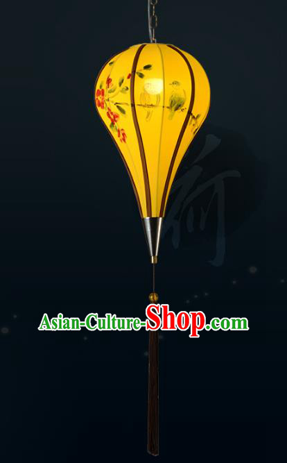 Traditional Chinese Ancient Palace Lantern Ceiling Lamp Hand Painting Lanern