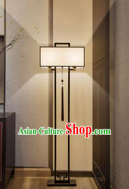 Traditional Asian Chinese Lantern China Ancient Electric Iron Floor Lamp Palace Lantern