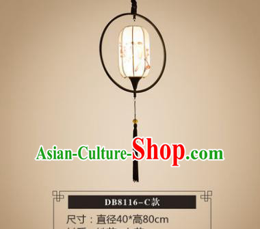 Traditional Chinese Handmade Lantern Classical Printing Ceiling Lamp Ancient Lanern