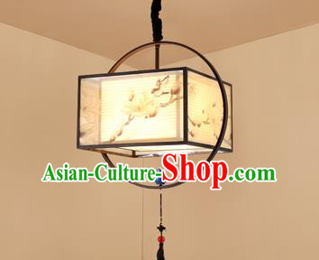 Traditional China Handmade Lantern Ancient Orchid Hanging Lanterns Palace Ceiling Lamp