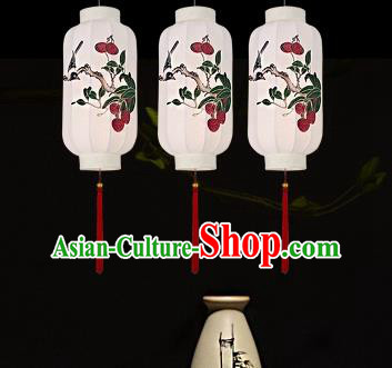 Traditional China Handmade Lantern Ancient Printing Hanging Lanterns Palace Ceiling Lamp