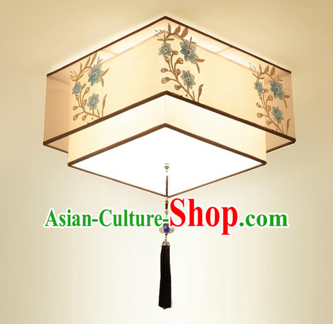 Traditional China Handmade Square Lantern Ancient Lanterns Palace Ceiling Lamp
