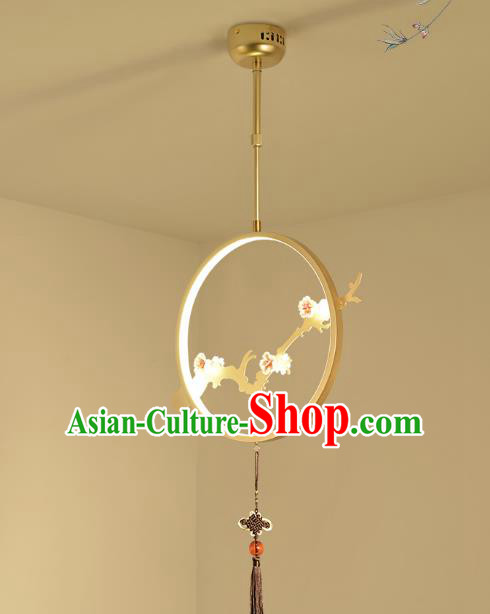 Traditional China Handmade Lantern Ancient Golden Hanging Lanterns Palace Ceiling Lamp