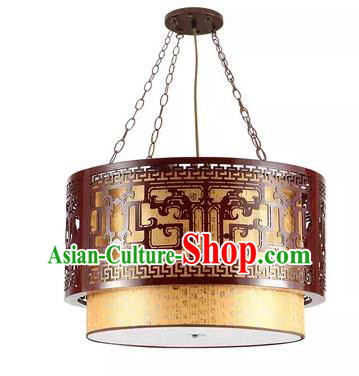 China Handmade Carving Ceiling Lantern Traditional Ancient Hanging Lanterns Palace Lamp