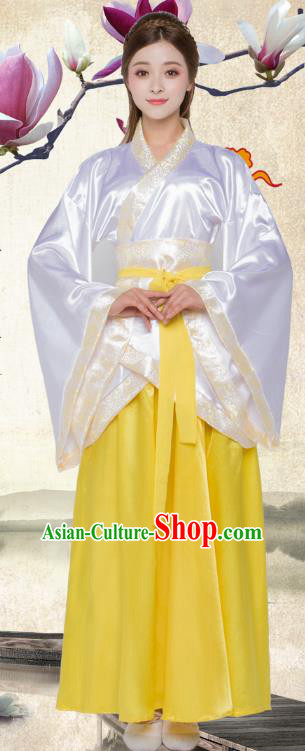 China Han Dynasty Palace Lady Hanfu Dress Theatre Performances Princess Costume for Women
