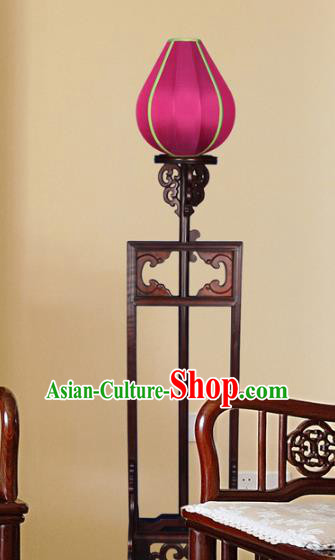 Asian China Handmade Purple Lanterns Traditional Ancient Floor Palace Lantern