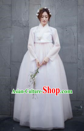Korean Traditional Handmade Palace Hanbok Dress Fashion Apparel Bride Costumes for Women