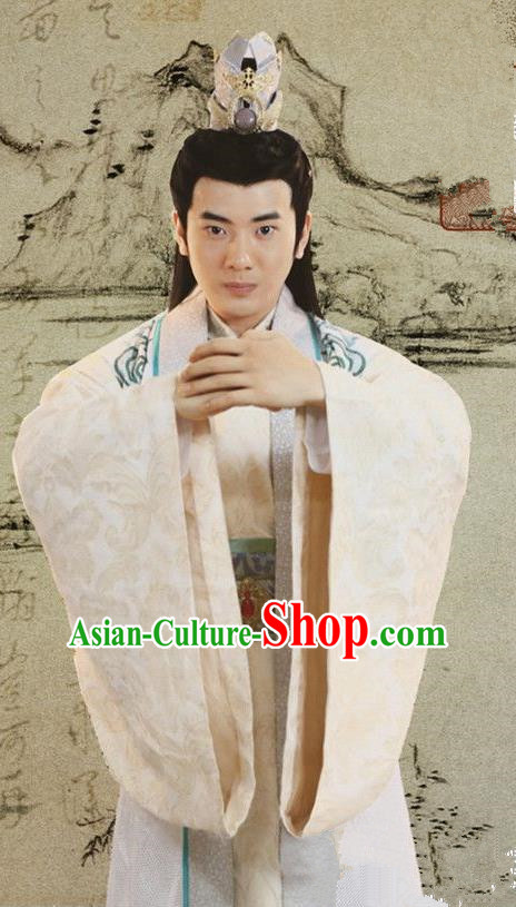 Chinese Ancient Ming Dynasty Prince Zhu Gaosui of Yongle Emperor Replica Costume for Men