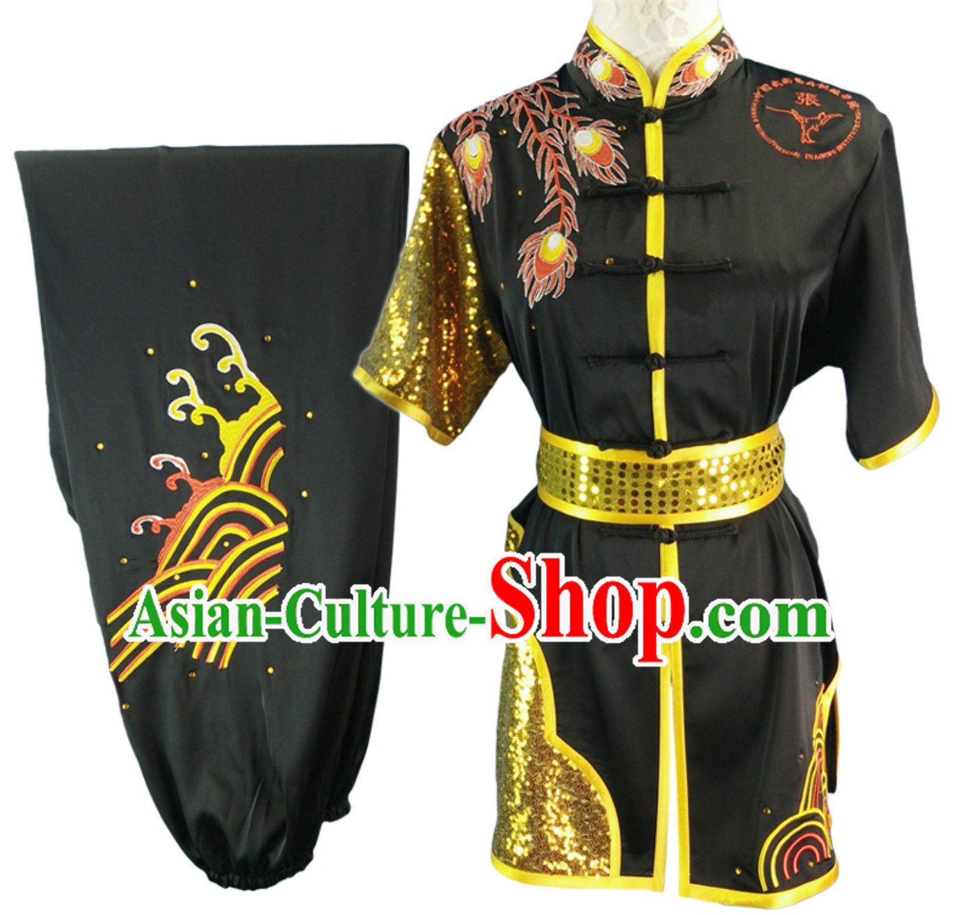 Top Changquan Nanquan Long Fist Southern Fist Phoenix Embroidery Best and the Most Professional Kung Fu Martial Arts Clothing Competition Suits