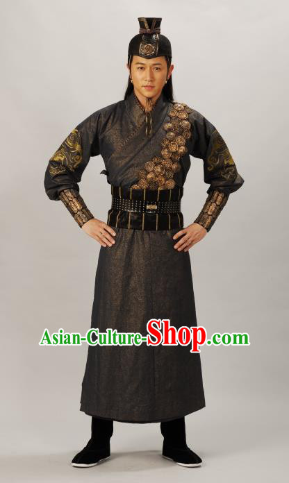Traditional Chinese Ming Dynasty Ancient Imperial Bodyguard Costume for Men