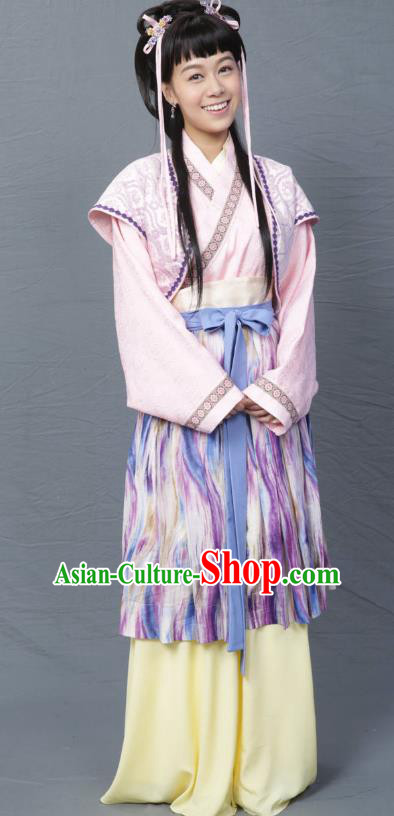 Ancient Chinese Song Dynasty Poet Su Tungpo Sister Hanfu Dress Replica Costume for Women