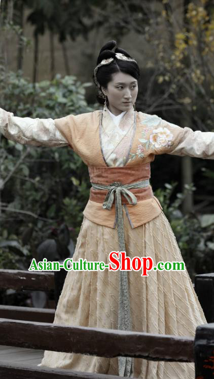 Ancient Chinese Song Dynasty Yang Family Female General Replica Costume for Women