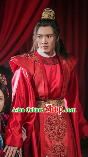 Ancient Chinese Song Dynasty General Swordsman Son of Yueh Fei Wedding Replica Costume for Men