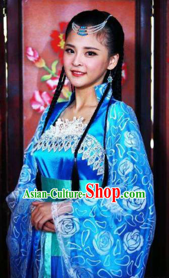 Chinese Ancient Ming Dynasty Imperial Guards Embroidered Replica Costume for Women