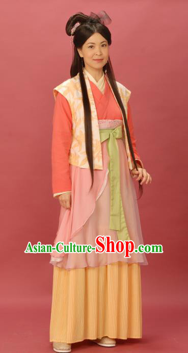 Chinese Ancient Song Dynasty Female Knight-errant Young Lady Replica Costume for Women