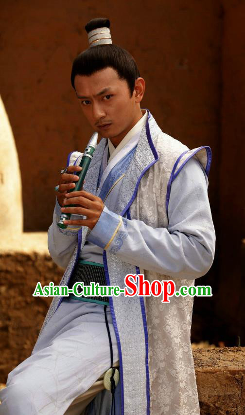 Traditional Chinese Tang Dynasty Persian Prince Knight-errant Swordsman Hanfu Costume for Men