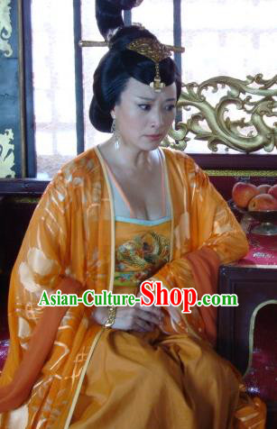 Chinese Traditional Tang Dynasty Empress Wu Zetian Dress Queen Replica Costume for Women