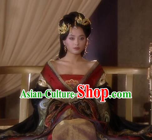 Chinese Tang Dynasty Imperial Consort Hanfu Dress Replica Costume for Women