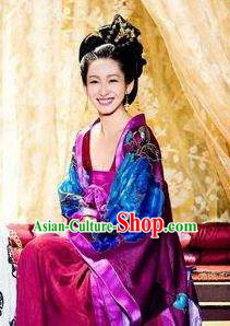 Ancient Chinese Tang Dynasty Kingdom Han Countess Hanfu Dress Replica Costume for Women