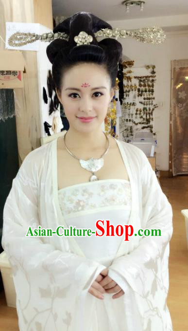 Chinese Ancient Tang Dynasty Palace Princess Hanfu Dress Historical Costume for Women