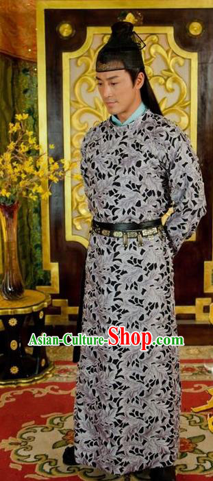 Chinese Ancient Tang Dynasty Nobility Childe Swordsman Replica Costume for Men
