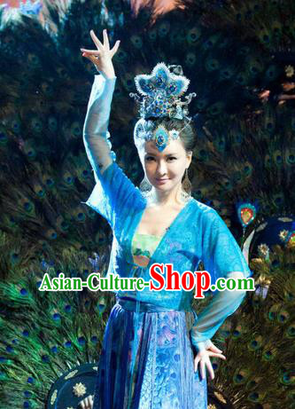 Traditional Chinese Ancient Costume Ancient  Tang Dynasty Hanfu Dress Clothing