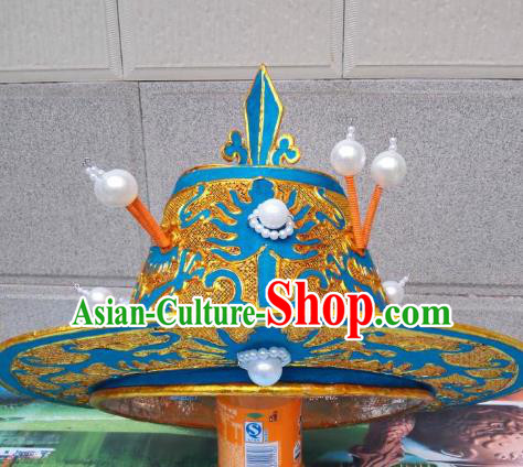 Traditional Chinese Beijing Opera Takefu Hats Peking Opera Warrior Headwear