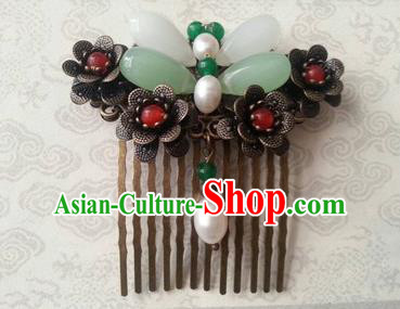 Chinese Ancient Handmade Hair Accessories Classical Tassel Hairpins Butterfly Hair Comb for Women