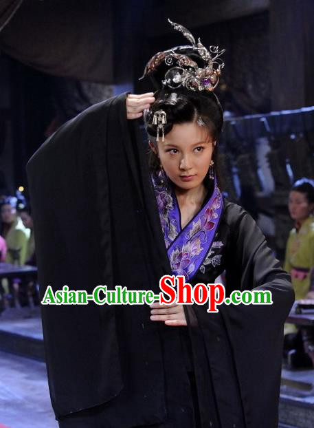 Ancient Chinese Spring and Autumn Period Imperial Concubine Xi Shi Dance Dress Replica Costume for Women