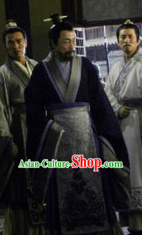 Ancient Chinese Han Dynasty Founding Emperor Liu Bang Replica Costumes for Men