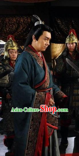 Ancient Chinese Spring and Autumn Period Statesman Strategist Economist Fan Li Replica Costumes for Men