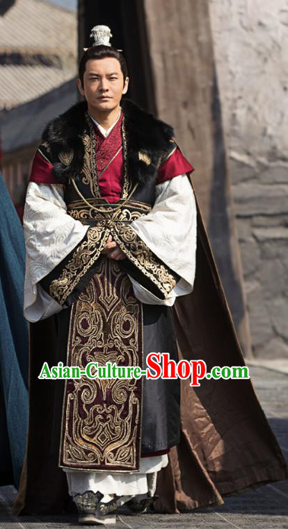 Ancient Chinese Nirvana in Fire General Marshal Xiao Pingzhang Replica Costume for Men
