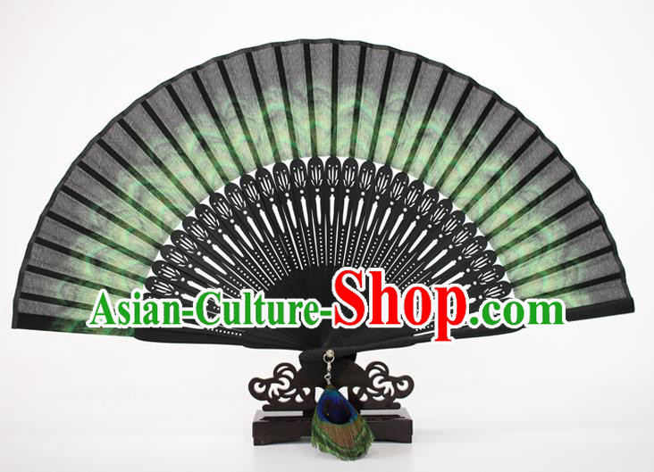 Chinese Traditional Artware Handmade Folding Fans Silk Accordion Fans