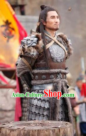 Chinese Ancient Tang Dynasty Swordsman General Shan Xiongxin Replica Costume for Men