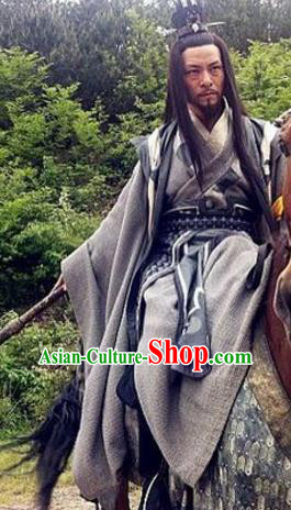 Chinese Ancient Tang Dynasty Swordsman General Xu Maogong Replica Costume for Men