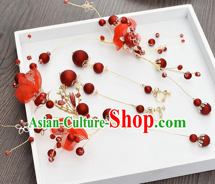 Chinese Ancient Style Hair Jewelry Accessories Cosplay Hairpins Headwear Headdress for Women