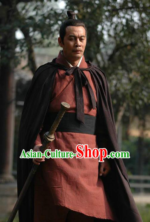 Chinese Ancient Han Dynasty General Han Xin Replica Costume for Men