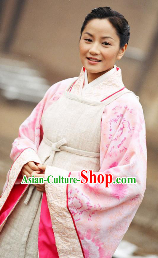 Chinese Ancient Warring States Time Female Doctor Hanfu Dress Replica Costume for Women