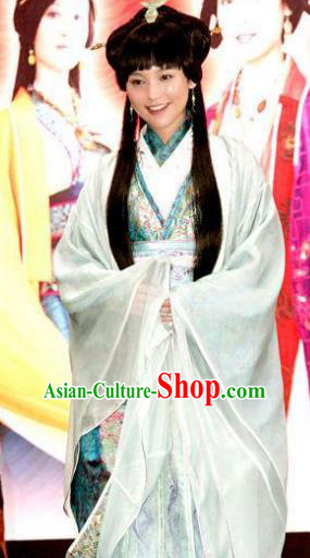 Chinese Ancient Princess Costumes Qin Dynasty Young Lady Hanfu Dress Replica Costume for Women