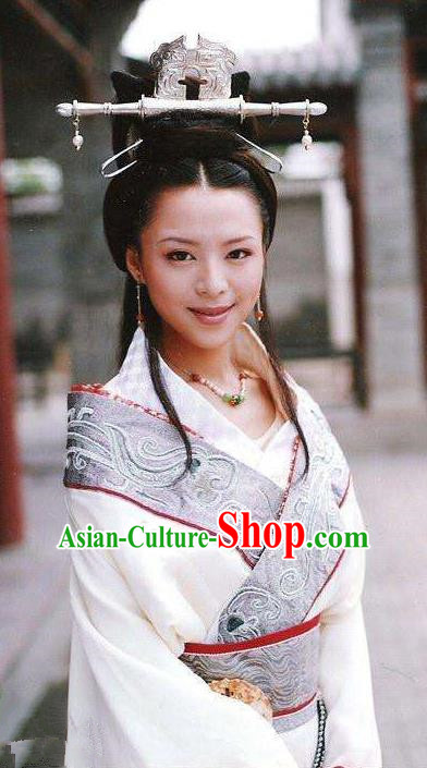 Traditional Chinese Qin Dynasty Princess Min Dai Hanfu Dress Ancient Imperial Concubine Replica Costume for Women